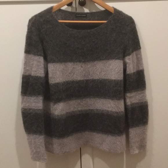 Eileen Fisher Sweaters - Eileen Fisher Striped Mohair Sweater Eileen Fisher Sweaters - Eileen Fisher Striped Mohair Sweater